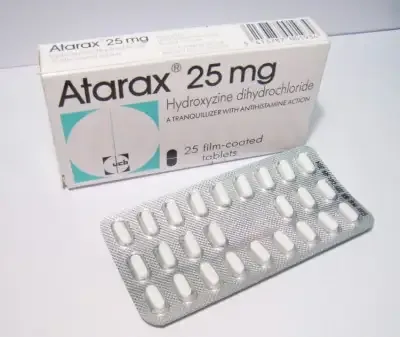 Atarax 25mg en pharmacie en ligne — €0.31