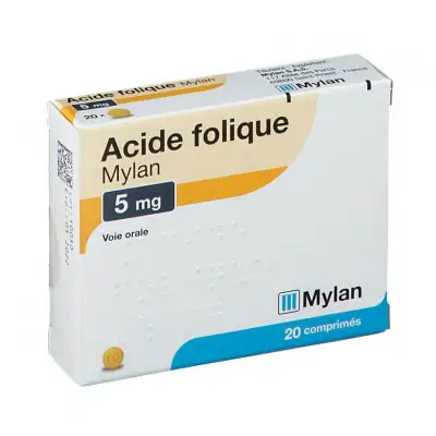 Commander Folic Acid 5 mg générique — dès €0.08