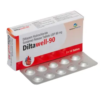 Diltiazem HCL 180 mg en pharmacie en ligne — €0.92