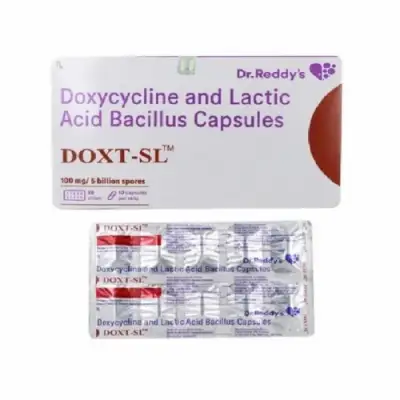 Doxt-SL 100mg — €0.38 le comprimés en France