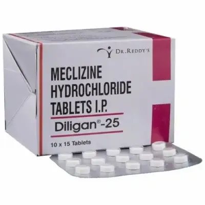 Meclizine (Antivert) 25mg — envoi discret, €0.29