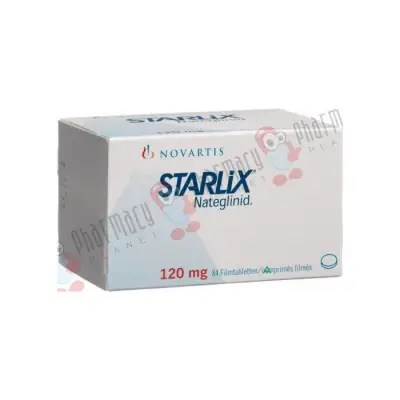 Starlix 120mg en pharmacie en ligne — €0.68